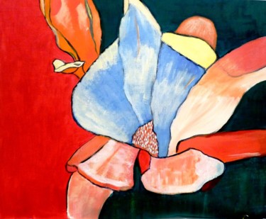 Malerei mit dem Titel "acrylique - Eliane" von Atelier Linea, Original-Kunstwerk