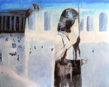 Pintura titulada "Glacis à l'huile d'…" por Atelier Linea, Obra de arte original