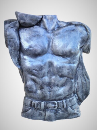 Rzeźba zatytułowany „Streaptise - Plâtre” autorstwa Atelier Mélyne Sculpture, Oryginalna praca, Gips