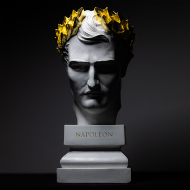 Sculpture intitulée "Buste de Napoléon B…" par Atelier Missor, Œuvre d'art originale, Plâtre