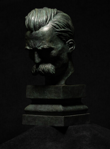 Escultura titulada "Nietzsche" por Atelier Missor, Obra de arte original, Bronce