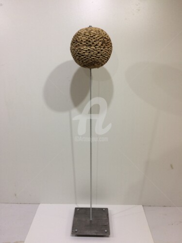 Sculpture intitulée "Bouchons de liege 0…" par Laurent Sadirac, Œuvre d'art originale