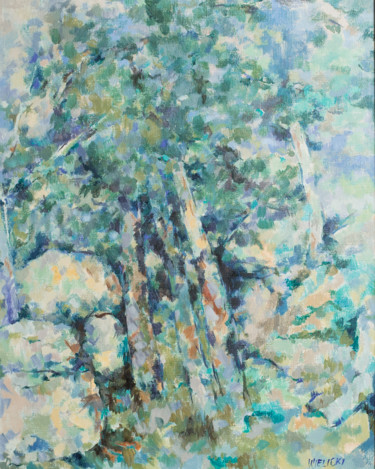 Painting titled "the tree of Jerzy W…" by Jerzy Wielicki, Original Artwork, Oil