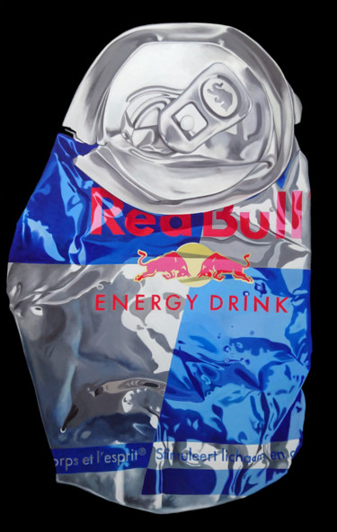 "Litter Red Bull" başlıklı Tablo Mc_garbage tarafından, Orijinal sanat, Petrol