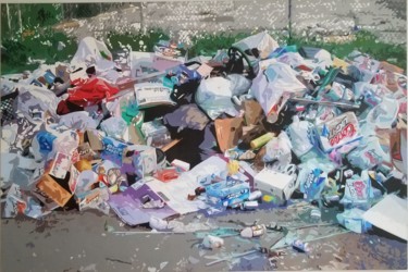 Painting titled "Wild Dump" by Mc_garbage, Original Artwork, Acrylic