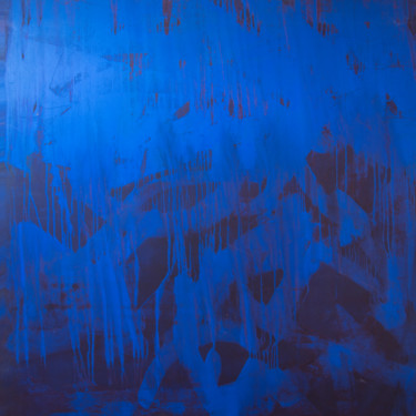 Pittura intitolato "BLUE" da Mc_garbage, Opera d'arte originale, Acrilico
