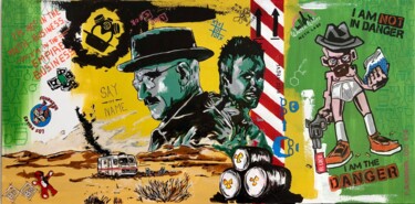 Peinture intitulée "I am the danger" par Patrice Almodovar, Œuvre d'art originale, Acrylique Monté sur Châssis en bois