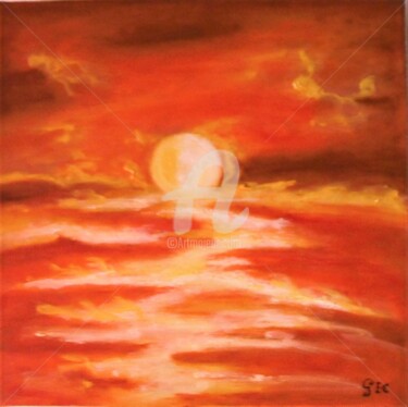 Painting titled "The Horizon" by Gec, Original Artwork