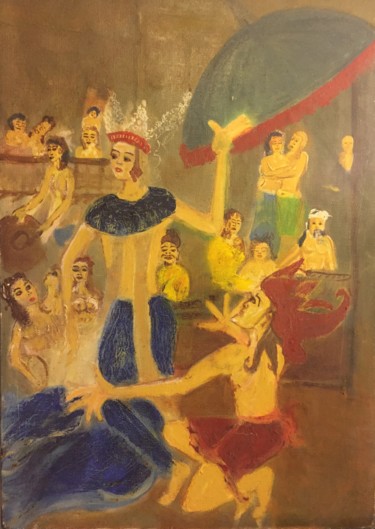 Pittura intitolato "img-2714.jpg" da Dädou, Opera d'arte originale, Olio