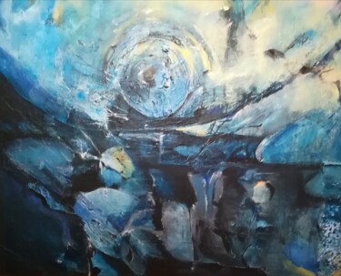 Painting titled "Abysses" by Job, Original Artwork, Acrylic