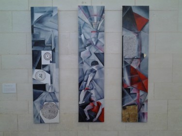 Картина под названием "Charor Adom et Zaav" - Job, Подлинное произведение искусства, Масло