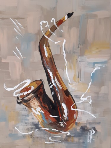 Peinture intitulée "Instrument de musiq…" par Lucile Plancke Delassus, Œuvre d'art originale, Acrylique Monté sur Châssis en…