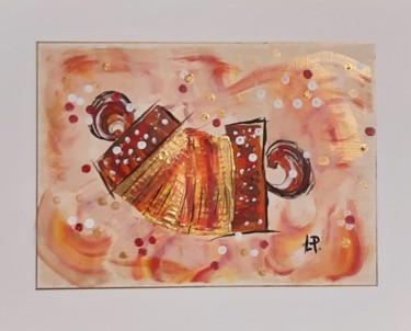 Painting titled "ACCORDEON" by Lucile Plancke Delassus, Original Artwork, Acrylic