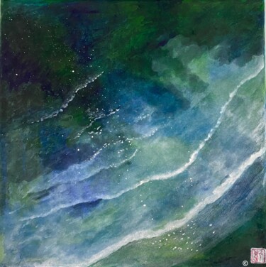 Murmures Peinture intitulée "Murmures" par Pascale Kuentz, Œuvre d'art originale, Pigments Monté sur Châssis