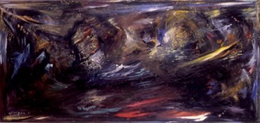 Painting titled "orpheus haupt" by Konrad Bohara Gryczan, Original Artwork