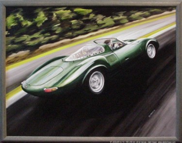 제목이 "67 Jaguar XJ 13"인 미술작품 Ralph Mayer로, 원작, 기름