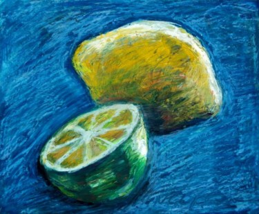 Peinture intitulée "Lemon" par Atelier N N . Art Store By Nat, Œuvre d'art originale, Acrylique