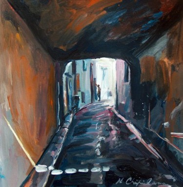 Painting titled "Le Passage" by Atelier N N . Art Store By Nat, Original Artwork, Acrylic