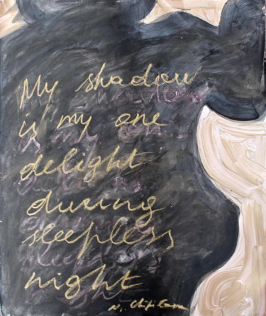 Peinture intitulée "Shadow night 6" par Atelier N N . Art Store By Nat, Œuvre d'art originale, Acrylique
