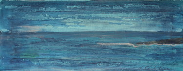 Painting titled "Sea 1" by Atelier N N . Art Store By Nat, Original Artwork, Acrylic