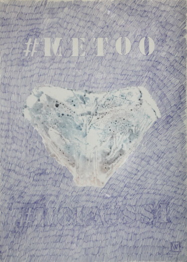 Drawing titled "Me Too" by Atelier N N . Art Store By Nat, Original Artwork, Ballpoint pen