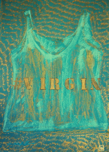 Dessin intitulée "Virgin 1" par Atelier N N . Art Store By Nat, Œuvre d'art originale, Acrylique