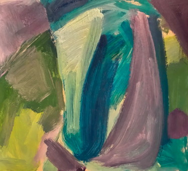 Malerei mit dem Titel "Kandinsky Inspirati…" von Nathalia Chipilova, Original-Kunstwerk, Acryl