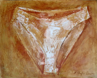 Malarstwo zatytułowany „Antique Panties 1” autorstwa Atelier N N . Art Store By Nat, Oryginalna praca, Akryl