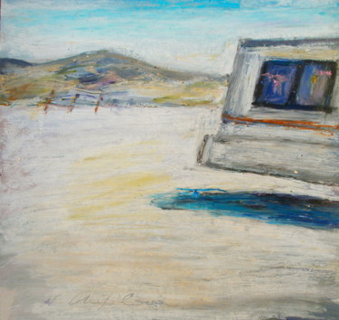 Painting titled "Caravane" by Atelier N N . Art Store By Nat, Original Artwork, Acrylic
