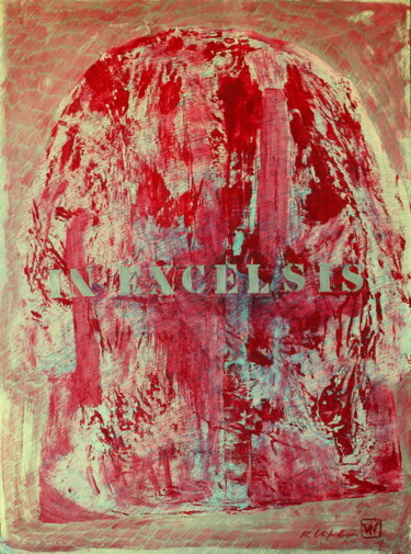Pittura intitolato "In Excelsis" da Atelier N N . Art Store By Nat, Opera d'arte originale, Acrilico