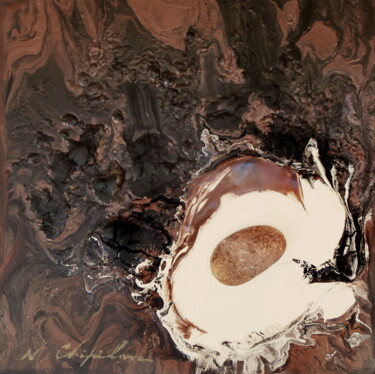 Pittura intitolato "Terra Incognita 1 (…" da Atelier N N . Art Store By Nat, Opera d'arte originale, Acrilico