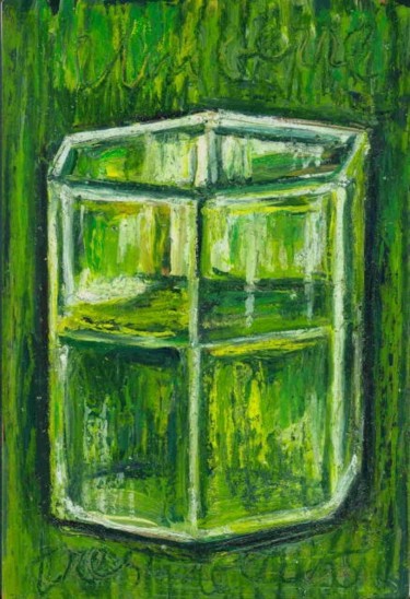 Peinture intitulée "Un verre vert" par Atelier N N . Art Store By Nat, Œuvre d'art originale, Acrylique