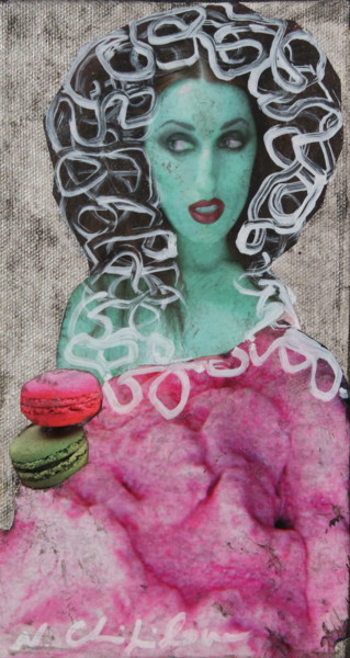 Collages titled "La Diva" by Atelier N N . Art Store By Nat, Original Artwork, Paper cutting