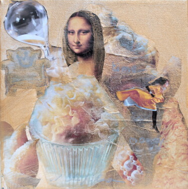 Collages intitolato "Time is money" da Atelier N N . Art Store By Nat, Opera d'arte originale, Carta