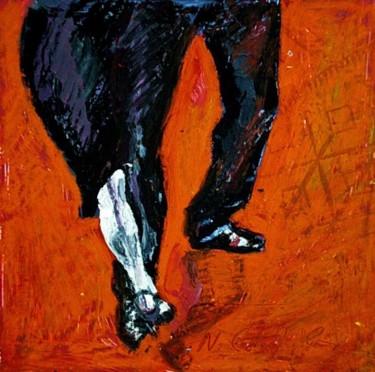 Peinture intitulée "Tango 2" par Nathalia Chipilova, Œuvre d'art originale, Huile