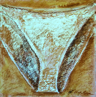 Pittura intitolato "Brown Panties" da Atelier N N . Art Store By Nat, Opera d'arte originale, Acrilico