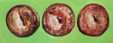 Painting titled "Donuts" by Atelier N N . Art Store By Nat, Original Artwork, Acrylic