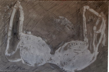 Pittura intitolato "Soutien gorge au gr…" da Atelier N N . Art Store By Nat, Opera d'arte originale, Acrilico