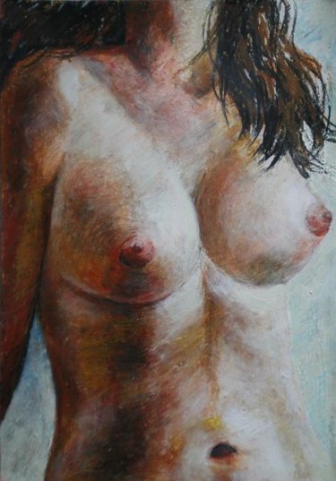 Painting titled "Andromède" by Atelier N N . Art Store By Nat, Original Artwork, Oil