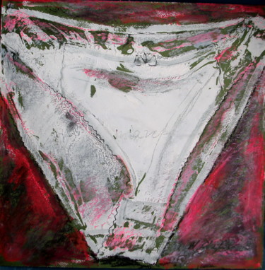 Pintura titulada "March panties" por Atelier N N . Art Store By Nat, Obra de arte original, Acrílico