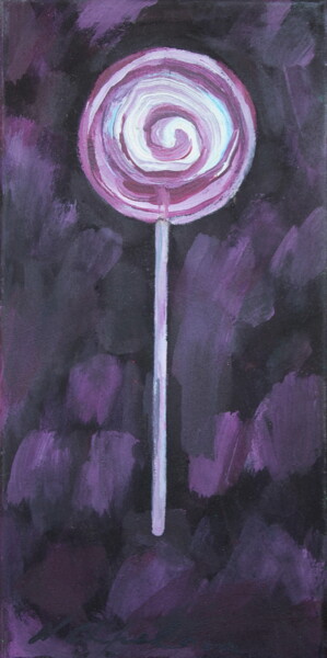 Painting titled "Lollipop" by Atelier N N . Art Store By Nat, Original Artwork, Acrylic Mounted on Wood Stretcher frame