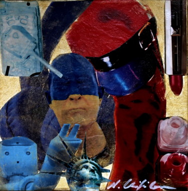 Collages titulada "Aneth" por Atelier N N . Art Store By Nat, Obra de arte original, Recortes
