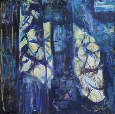 Pittura intitolato "In The Spirit Fores…" da Atelier N N . Art Store By Nat, Opera d'arte originale, Acrilico