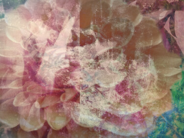 Arte digital titulada "abstractions floral…" por Taddei Ange, Obra de arte original, Collages digitales
