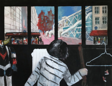Peinture intitulée "BeauJourg" par Philippe Kaïkdjian, Œuvre d'art originale, Acrylique