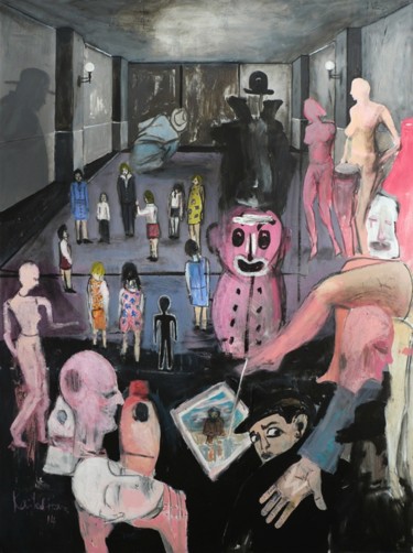 Peinture intitulée "Der Walker" par Philippe Kaïkdjian, Œuvre d'art originale, Acrylique