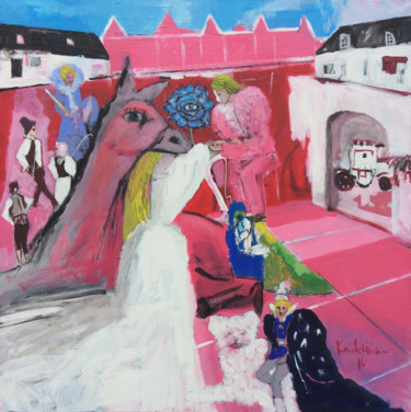 Peinture intitulée "Dos d'Âne" par Philippe Kaïkdjian, Œuvre d'art originale, Acrylique