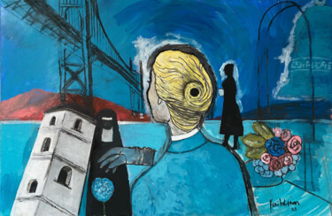 Malerei mit dem Titel "Madeleine Carlotta" von Philippe Kaïkdjian, Original-Kunstwerk, Acryl