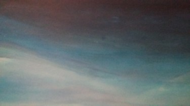 Картина под названием "BLUE NIGHT...." - Athena, Подлинное произведение искусства, Акрил