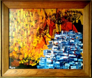 Painting titled "Emotional Riot" by Atignas Art, Original Artwork, Acrylic